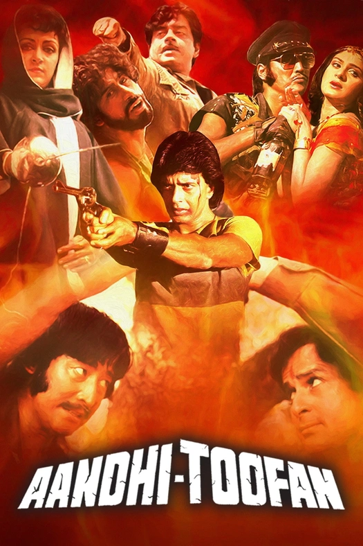 Aandhi-Toofan poster