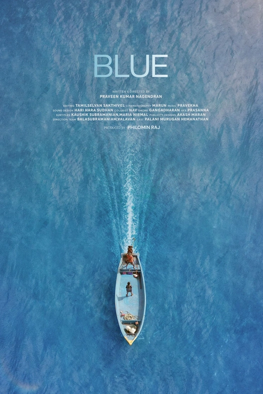 Blue poster